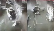 Алматыда жанармай құю станциясына соғылған Porsche жүргізушісі ұсталды