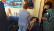 Оралда парад кезінде бір топ оқушы талып қалған