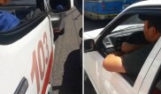 Еркексің бе? - Жүргізуші жедел жәрдем көлігіндегі дәрігерлермен жанжал шығарды