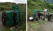 Алматы облысында 12 турист отырған көлік аударылды