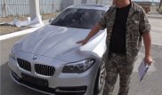 Қазақстан шекарасында фольгаға оралған BMW 528 көлігі табылды