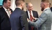 Конор МакГрегор әлем чемпионатында Путинмен кездесті