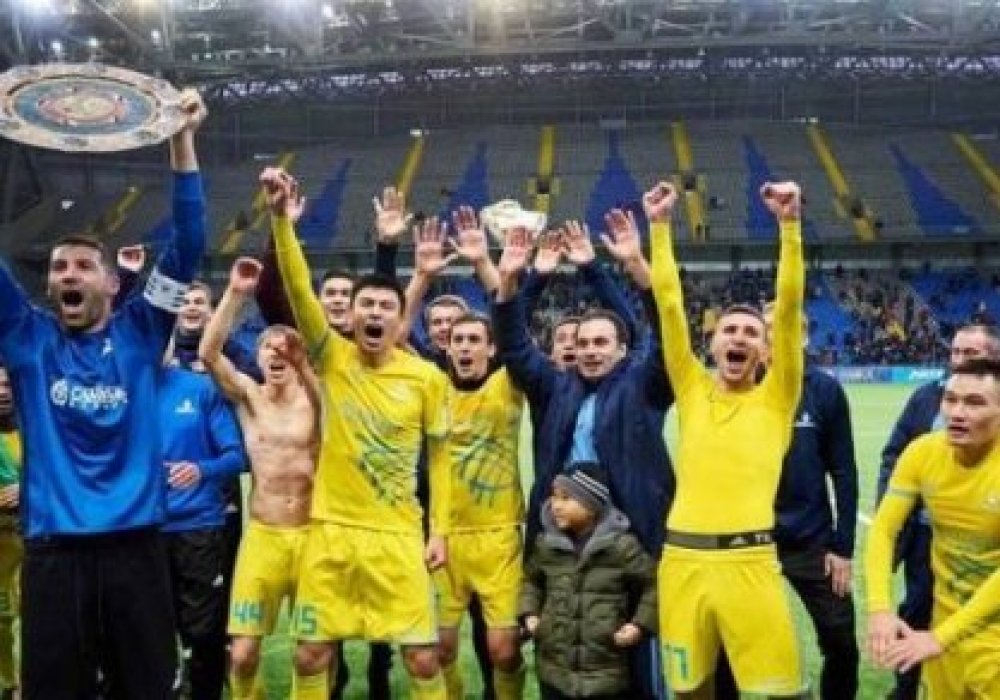 "Астана" футбол клубы бесінші жыл қатарынан ел чемпионы атанды