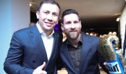 GGG Мессимен кездесіп, қолғабын сыйлады