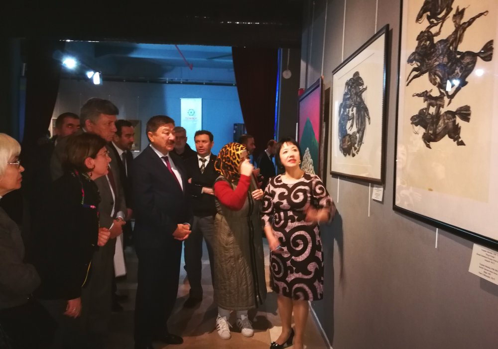 Түркияда қазақстандық суретшілердің "Ұлы дала рухы" көрмесі өтіп жатыр