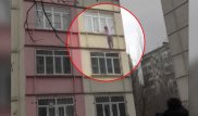 Бішкекте 6-қабаттан секірген қызды қағып алды - Оқиғаның видеосы жарияланды