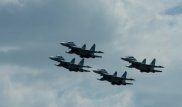 Путиннің ұшағымен бірге Су-57 жойғыштары ілесіп ұшты