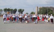Түркістанда "Шабыт" жастар шеруіне 3 мыңға жуық жасөспірім қатысты