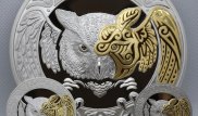 Ұлттық банк үкі бейнесіндегі гауһар қондырмасы бар монета шығарды