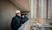 Көлгінов салынып жатқан тұрғын үй кешенін тексерді
