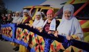 Алматы облысында 90 метрлік көрпе тігілді