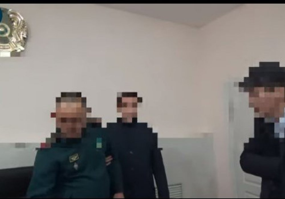 Жамбыл облысында майордың пара алмақшы болған сәті видеоға түсірілді