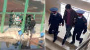 Желіде ер адамның полицеймен жанжалдасқан видеосы тарады: күдікті ұсталды