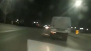 Нұр-Сұлтанда автоұрыны қуған сәт видеоға түсірілді