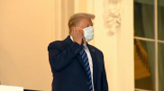 Трамп Ақ үйге келіп, видеоүндеу жасады