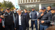 Атамбаев Бішкектегі митингіге келді
