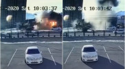 Бішкекте жойқын жарылыс видеоға түсіп қалған