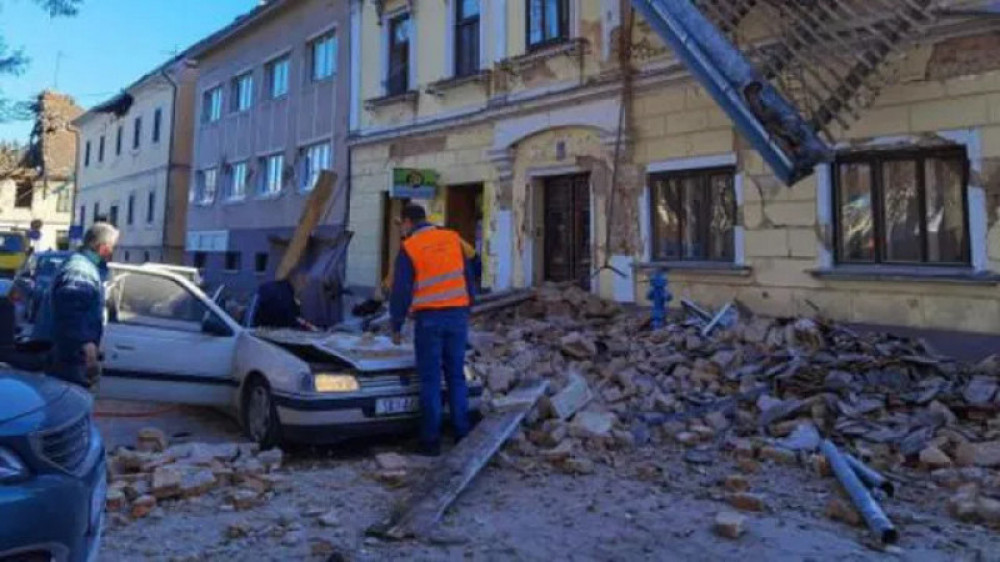 Хорватияда жойқын жер сілкінісі болды