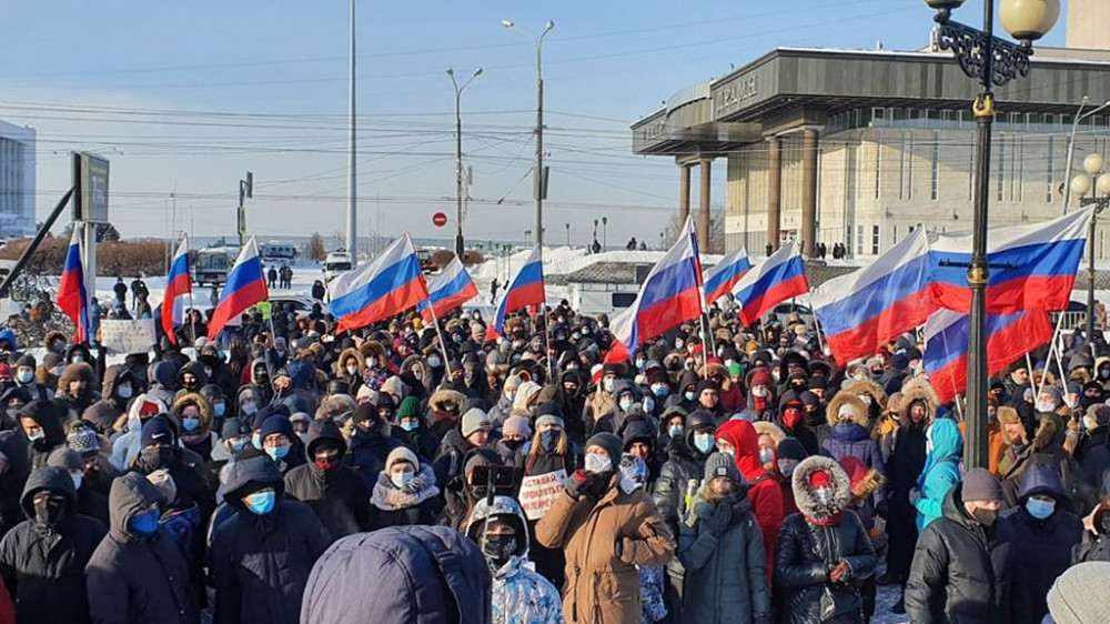Ресейдегі митингілер. Онлайн-трансляция