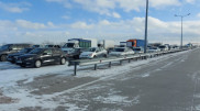 Нұр-Сұлтаннан шығатын тасжолда 800-ден аса көлік жиналып қалған