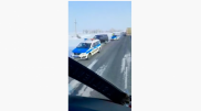 БҚО-да полицейлер Lexus көлігін қуған сәттің видеосы тарады