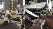 Алматыда Hyundai жүргізушісі тротуарда екі қызды қағып кетті