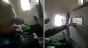 Ресейде ұшаққа найзағай түсті: жолаушылар видео жариялады