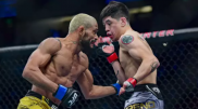 Жұмағұловтың салмақ дәрежесіндегі UFC чемпиондарының үшінші жекпе-жегі күтпеген нәтижемен аяқталды