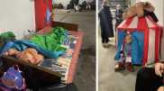 "Балалар аты-жөні, байланыс деректері жазылған белгі тағып жүр". Киев тұрғыны қаладағы жағдай туралы айтып берді