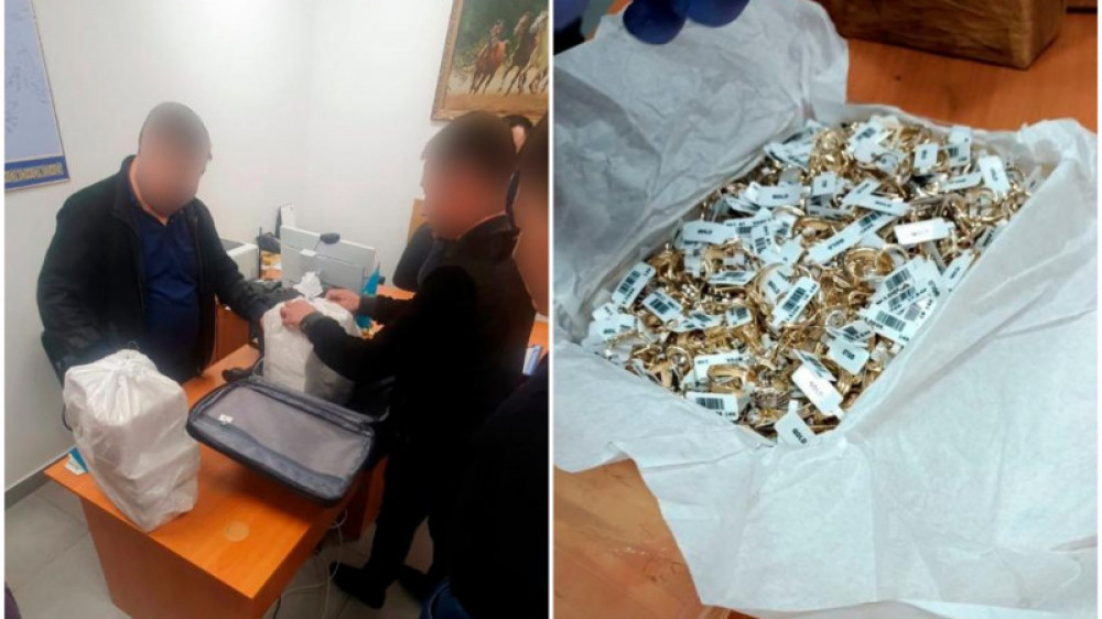 Қазақстанға миллиард теңгенің алтынын заңсыз кіргізбек болған ер адам ұсталды