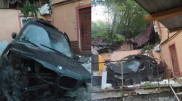 Алматы облысында BMW үйге құлады