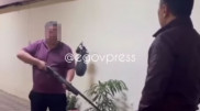 Антикор қызметкерін қарумен қорқытқан полиция майоры қамауға алынды