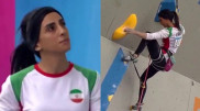 Ирандық спортшы наразылық ретінде хиджабсыз өнер көрсетті