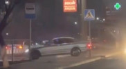 Шымкентте полицейлердің ұрланған көлікті қуған сәті видеоға түсіп қалды
