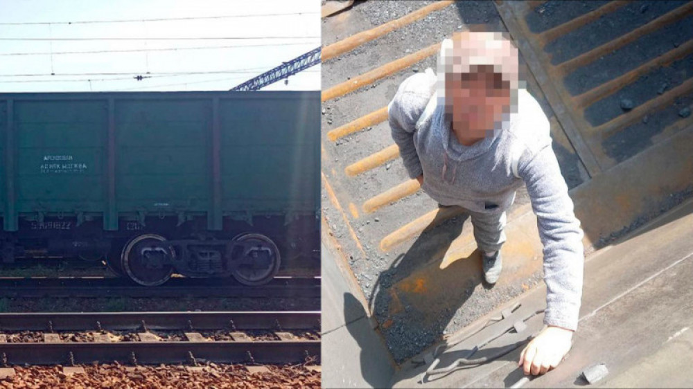 ҰҚК жүк пойызында жасырынып, шекарадан өтпек болған шетелдікті ұстады