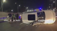 Алматыда жантүршігерлік жол апаты болды: 2 адам зардап шекті