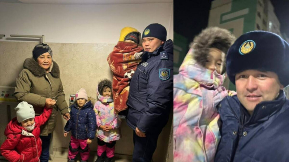 Жалаңаяқ жүгіріп шыққан: Алматыда полиция шетелдіктер мен немерелерін ерткен әжеге көмектесті