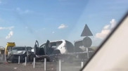 Қарағанды ​​облысында үш көлік соқтығысып, екі адам қаза болды