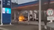 Атырауда жанармай бекетінде көлік өртенді