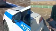 Жүргізуші көлігінің нөмірін майлықпен жауып қойғаны үшін куәлігінен айырылды