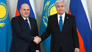 Тоқаев Ресей үкіметінің төрағасы Михаил Мишустинмен кездесті