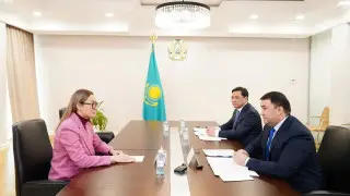 Түркістан: облыс әкімі америкалық инвестормен білім саласын дамытуға бағытталған бірегей жобаны талқылады