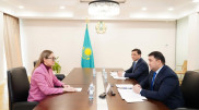 Түркістан: облыс әкімі америкалық инвестормен білім саласын дамытуға бағытталған бірегей жобаны талқылады