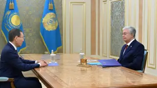 Тоқаев Орталық сайлау комиссиясының төрағасын қабылдады