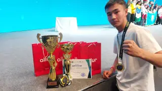 Кентаулық оқушы робототехникадан бірнеше дүркін чемпион атанды