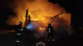 Қызылорда облысында газ баллон тиелген жүк көлігі жарылып кете жаздаған