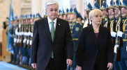 Тоқаев Ақордада Словения президентін қарсы алды