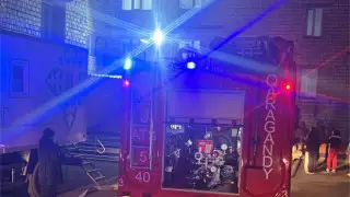 Қарағандыда жатақханадағы өрттен кейін студенттер ауруханаға түсті