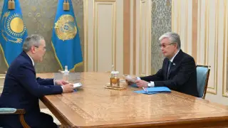 Тоқаев Қаржылық мониторинг агенттігі төрағасы Элимановты қабылдады