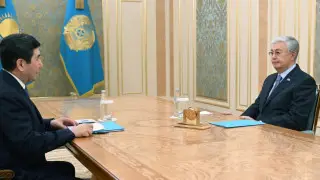 Тоқаев Мәжіліс төрағасы Ерлан Қошановты қабылдады